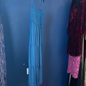 Stylish Teal Maxi Dress